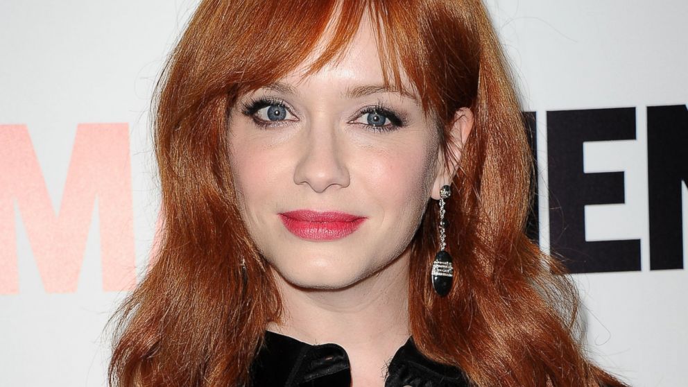 Actress Christina Hendricks attends the season 7 premiere of "Mad Men" at ArcLight Cinemas on April 2, 2014 in Hollywood, California.