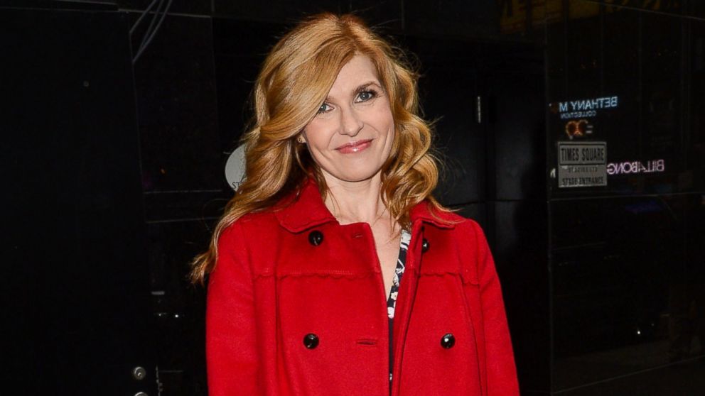 Actress Connie Britton leaves the "Good Morning America" taping at the ABC Times Square Studios on April 2, 2014 in New York City. 