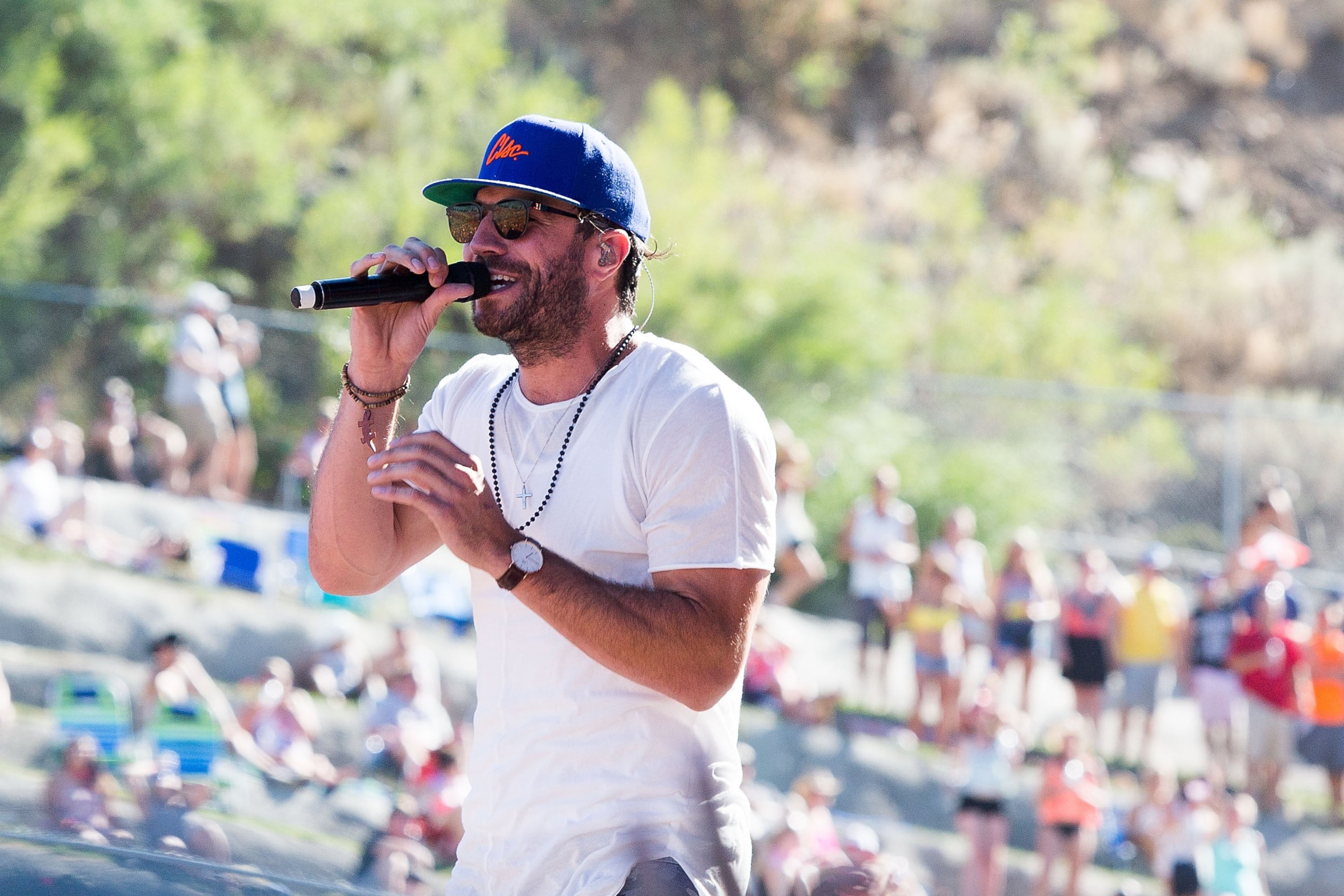 PHOTO: Sam Hunt performs at the Watershed Music Festivalon July 31, 2015 in George, Washington.  
