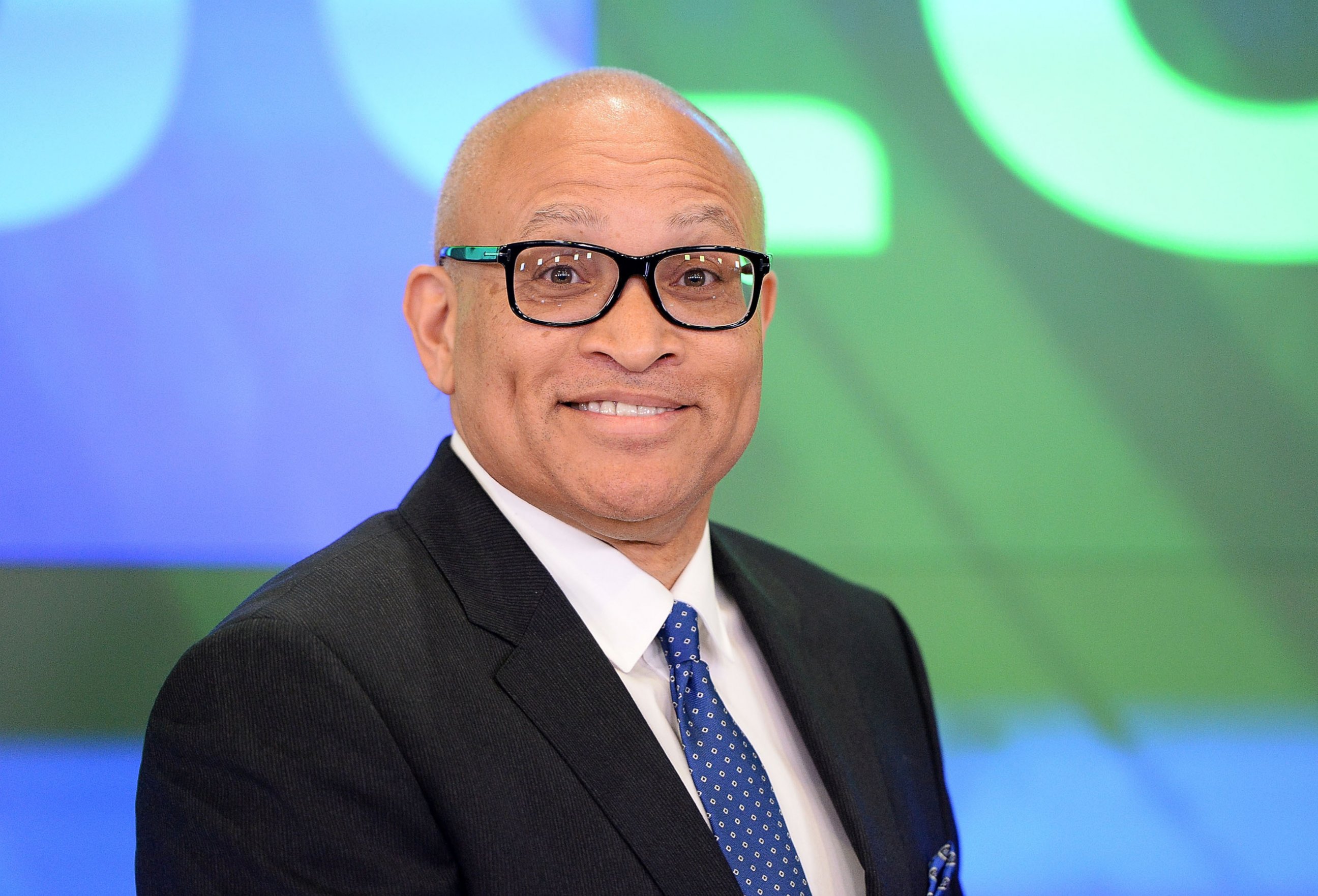 PHOTO: Larry Wilmore attends Viacom Inc. & Comedy Central's "The Nightly Show with Larry Wilmore" ring the Nasdaq Stock Market Closing Bell at NASDAQ on Jan. 23, 2015 in New York City.