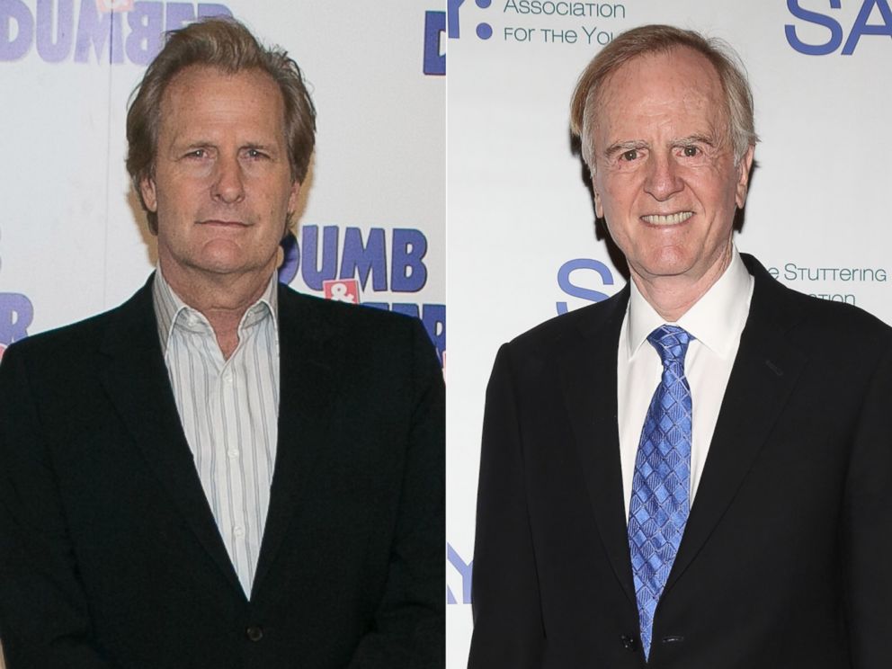 PHOTO: Actor Jeff Daniels, seen left in this Nov. 2014 file photo, will play former Apple CEO John Sculley, seen right in this April 2014 file photo. 
