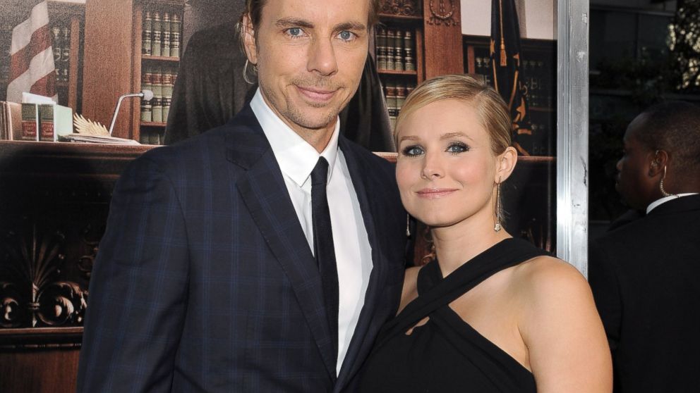 Actors Dax Shepard and Kristen Bell  arrive at the Los Angeles Premiere of 'The Judge' on Oct. 1, 2014 in Beverly Hills, Calif.  