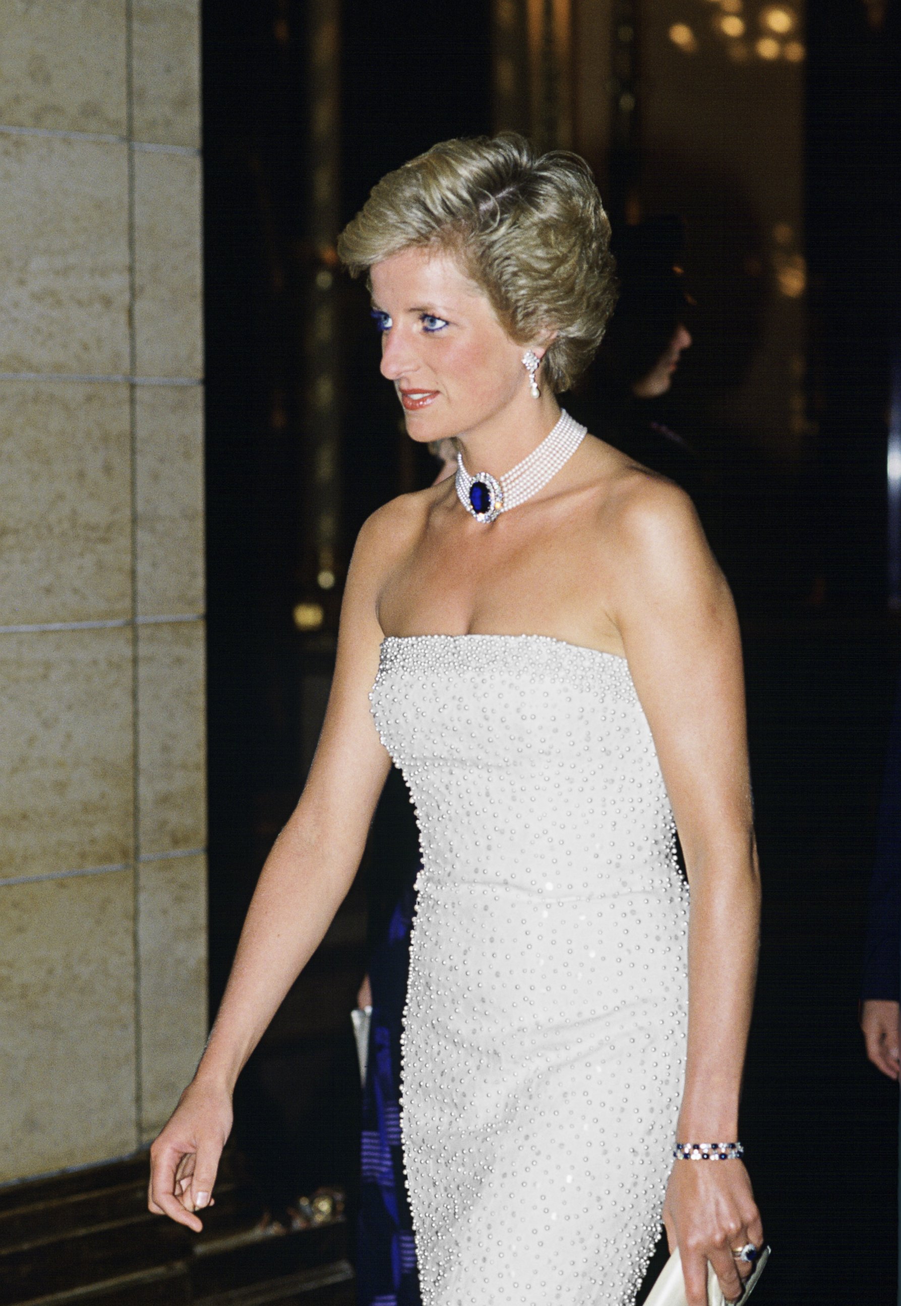 PHOTO: Princess Diana during her official visit to Hungary May 7, 1990. 