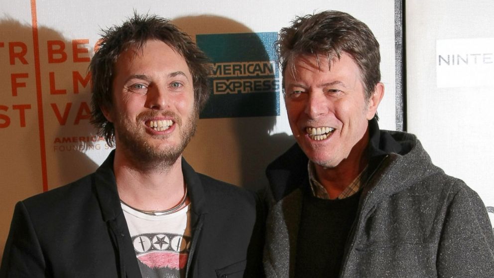 Duncan Jones and his father David Bowie attend the premiere of "Moon" during the 2009 Tribeca Film Festival, April 30, 2009 in New York City.
