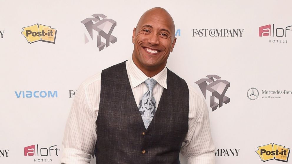 Dwayne "The Rock" Johnson attends the Fast Company Innovation Festival on Nov. 9, 2015 in New York.  