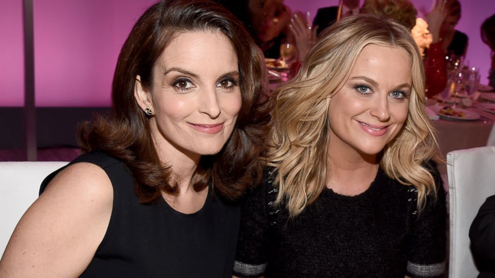Tina Fey and Amy Poehler attend ELLE's 21st Annual Women in Hollywood Celebration on Oct. 20, 2014 in Beverly Hills, Calif.
