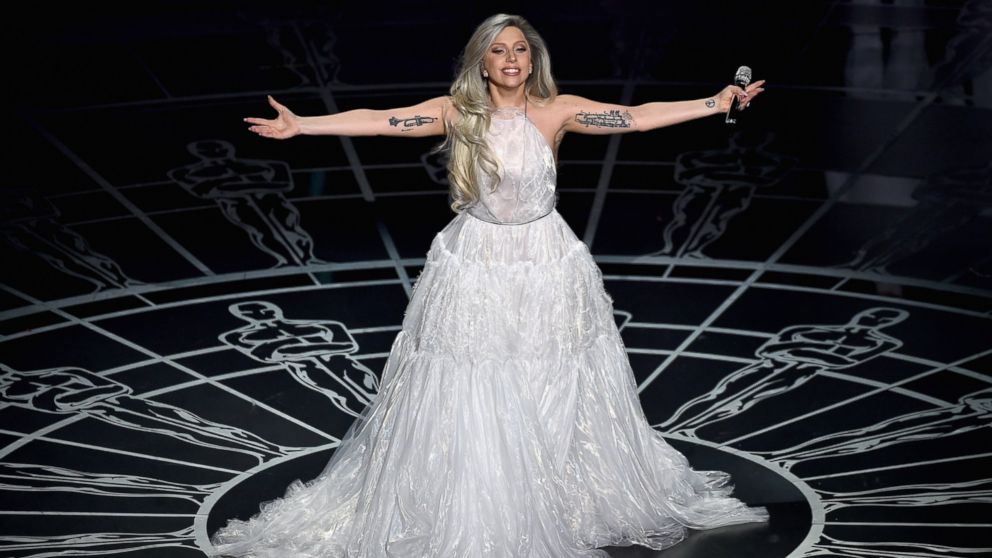 Lady Gaga performs onstage during the 87th Annual Academy Awards at Dolby Theatre on Feb. 22, 2015 in Hollywood, Calif.