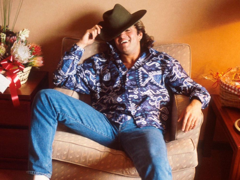 PHOTO: A portrait of George Michael of Wham!, in Sydney, Australia, Jan. 1985.