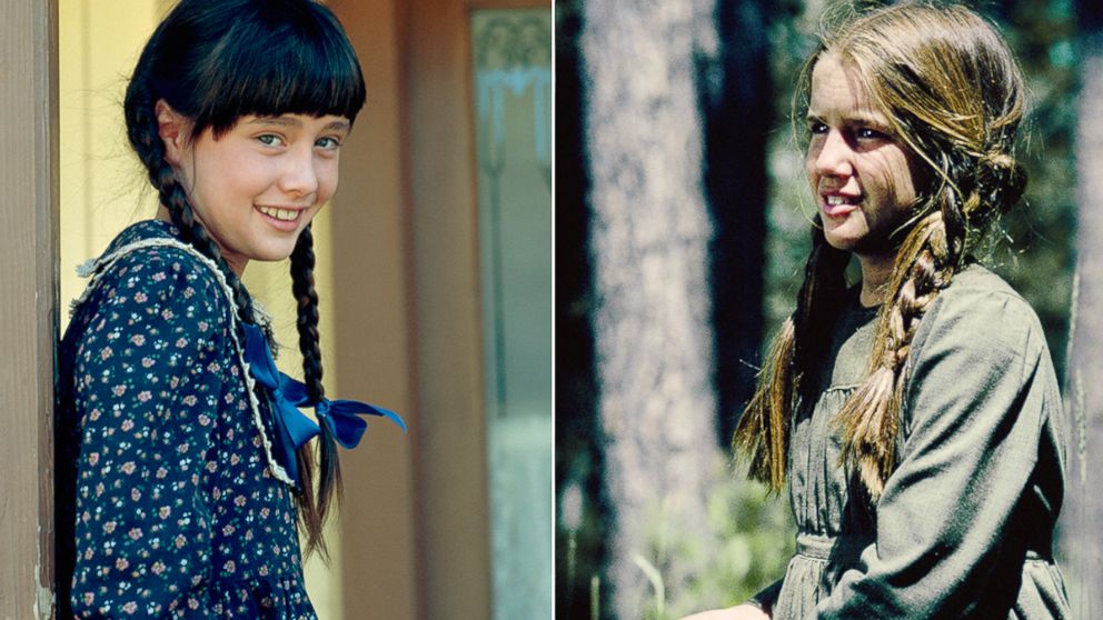 PHOTO: Shannen Doherty, left, appears as Jenny Wilder and Melissa Gilbert, right, appears as Laura Ingalls on the 19080's television program "The Little House on the Prairie". 