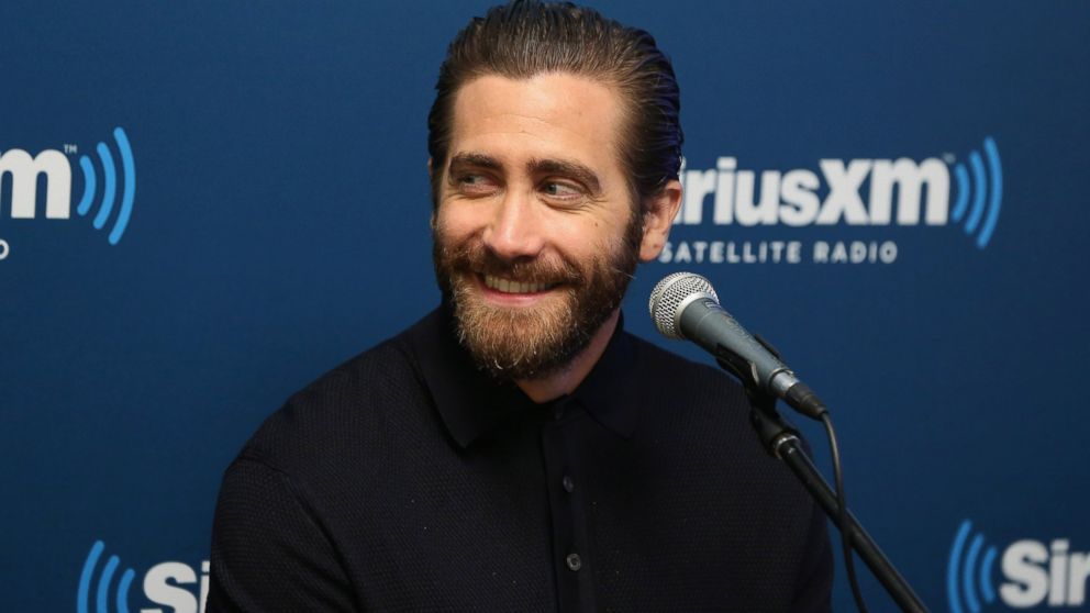 Jake Gyllenhaal speaks at SiriusXM on July 21, 2015 in New York.