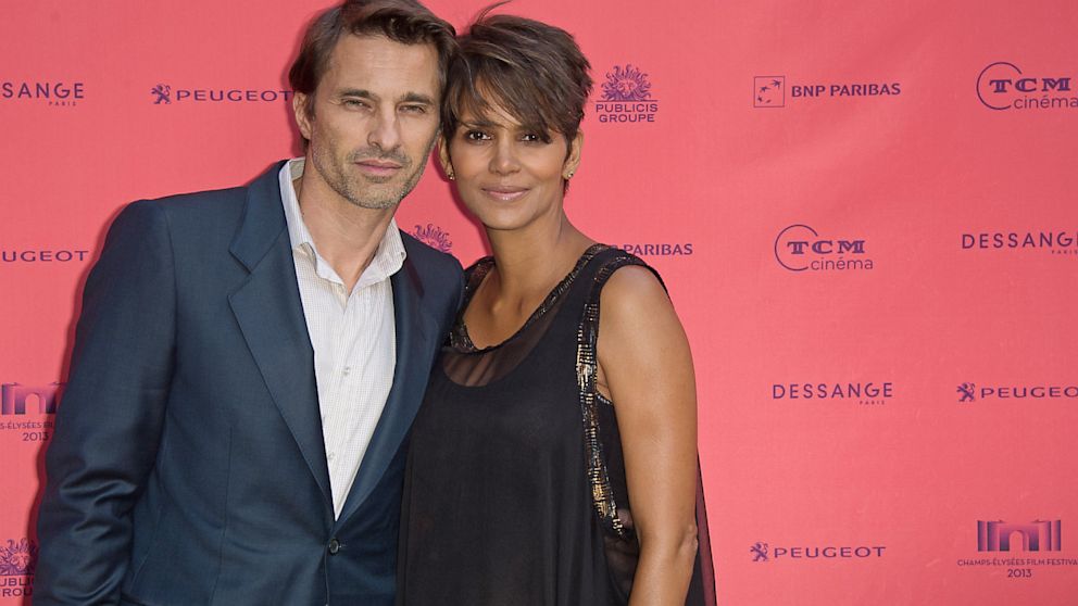 Olivier Martinez and Halle Berry are on the red carpet at the Champs Elysees Film Festival in Paris, June 13, 2013.