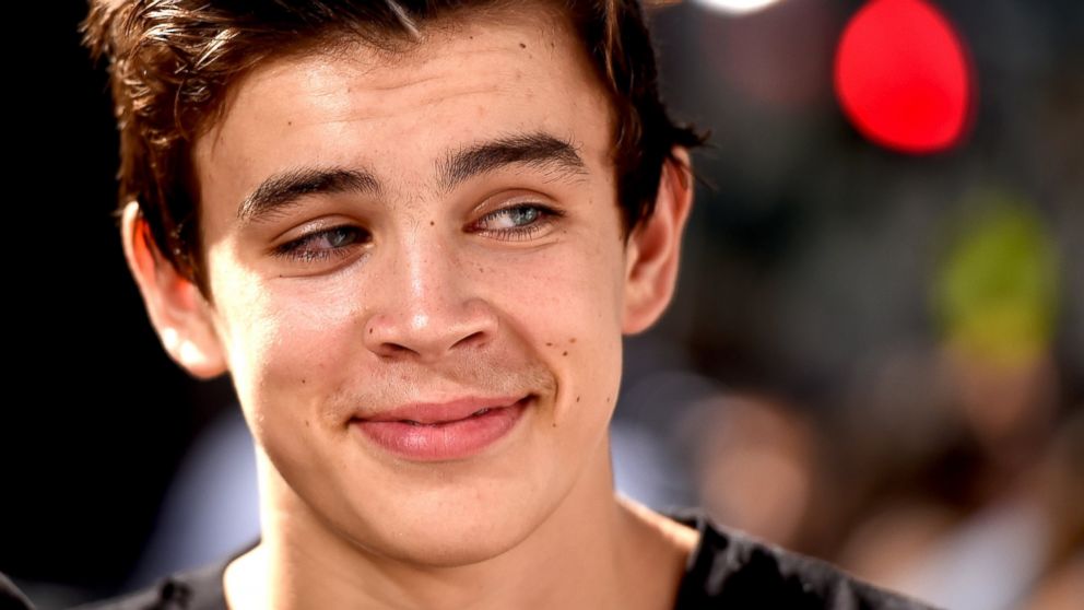 Hayes Grier arrives at the premiere of Awesomeness TV's "Janoskians: Untold and Untrue" at the Bruin Theatre on Aug. 25, 2015 in Los Angeles.