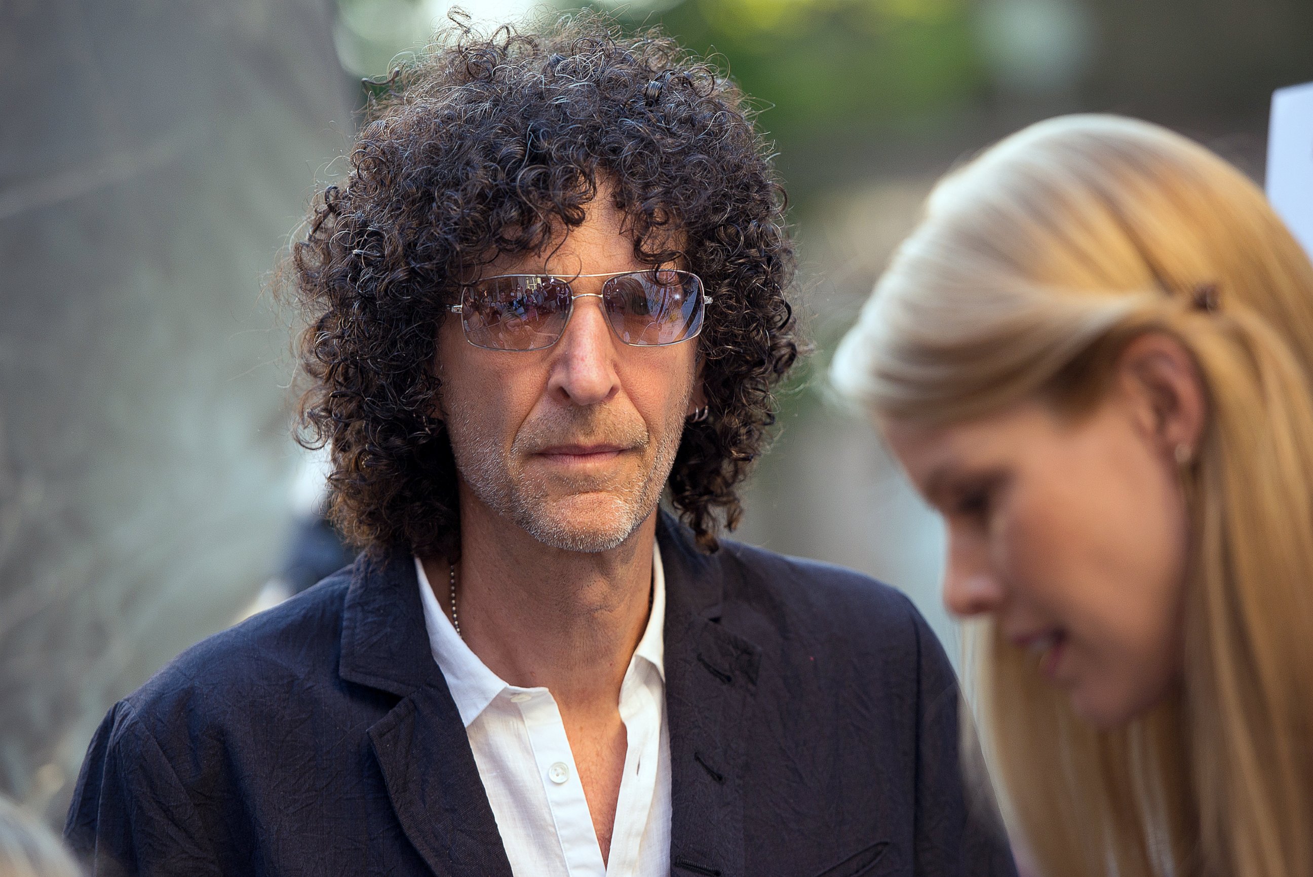 PHOTO: Howard Stern and Beth Stern attend a "Mission Impossible: Rogue Nation" screening on July 24, 2015 in East Hampton, New York.