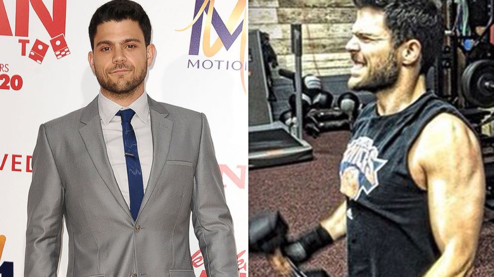 Jerry Ferrara is seen in Hollywood, Calif. on June 9, 2014 and in an Instagram photo posted to his feed on August 7, 2014.