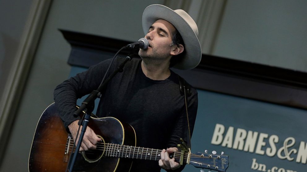Recording artist/actor Joshua Radin performs at his book signing of "Onward And Sideways" at Barnes & Noble Union Square on Jan. 7, 2015, in New York City. 