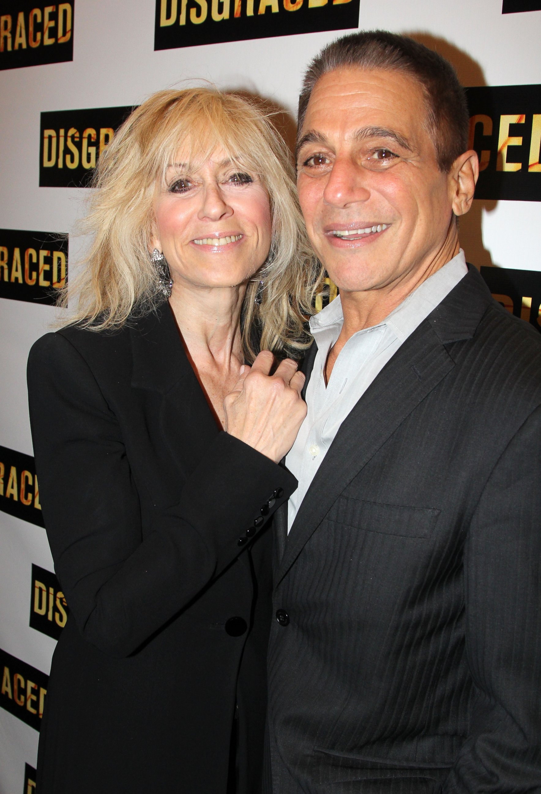 PHOTO: Judith Light and Tony Danza at the opening night of "Disgraced" on Broadway at The Lyceum Theatre on Oct. 23, 2014 in New York City.
