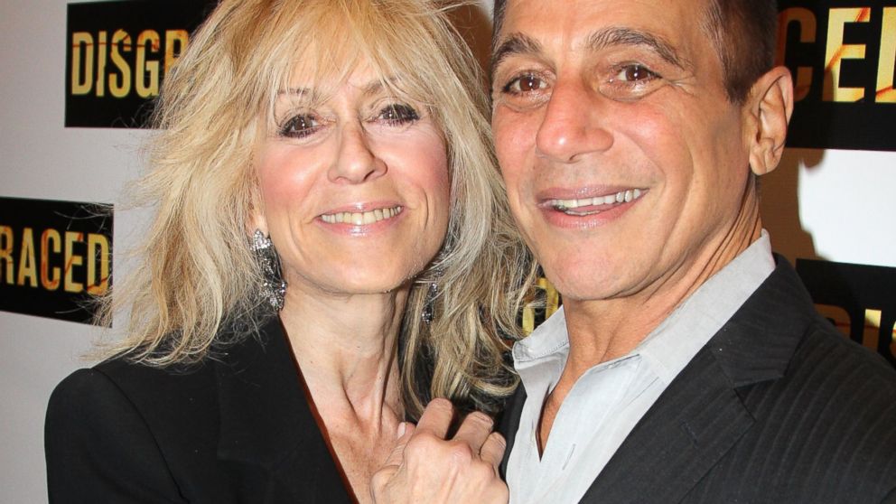 Judith Light and Tony Danza at the opening night of "Disgraced" on Broadway at The Lyceum Theatre on Oct. 23, 2014 in New York City.