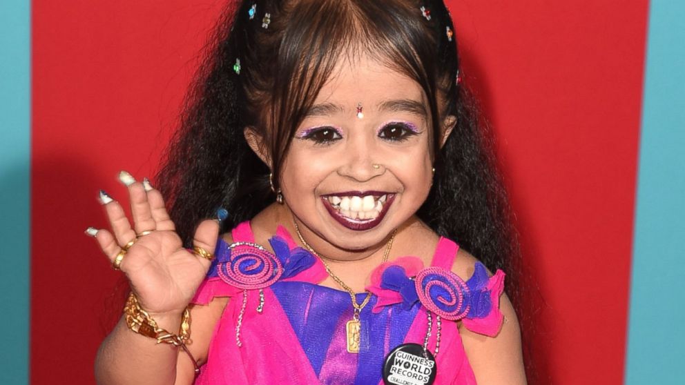 Jyoti Amge arrives at the permiere of "American Horror Story: Freak Show" on Oct. 5, 2014 in Hollywood, Calif.