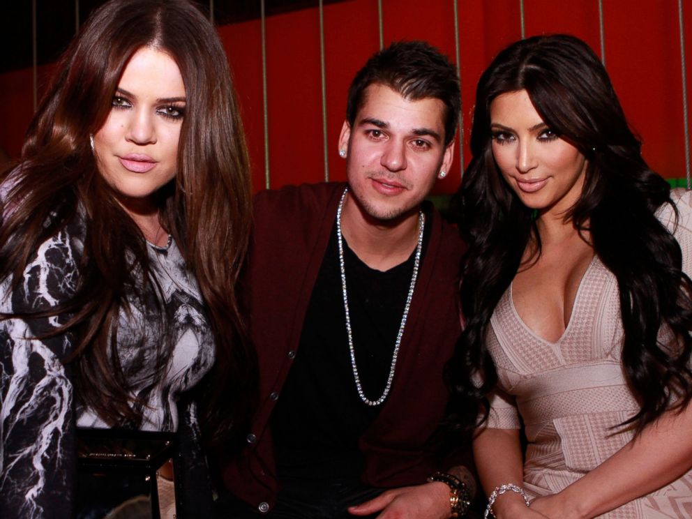 PHOTO: Khloe Kardashian,  Rob Kardashian and Kim Kardashian pose at Jet at The Mirage Hotel and Casino in Las Vegas, March 18, 2011.