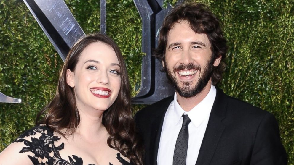 PHOTO: Kat Dennings and Josh Groban attend the 69th Annual Tony Awards at Radio City Music Hall on June 7, 2015 in New York.