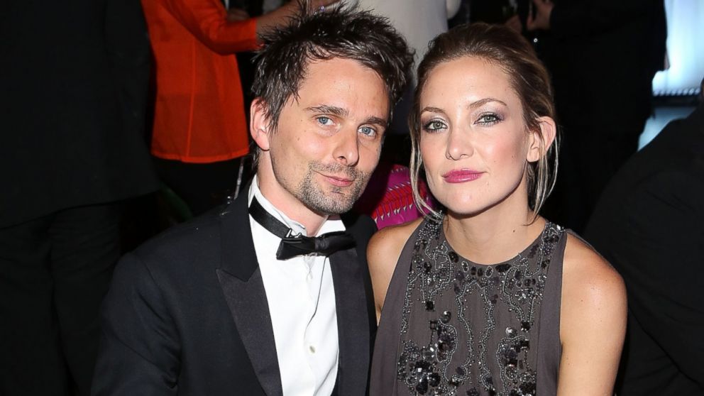 PHOTO: Matt Bellamy and Kate Hudson attend the Novak Djokovic Foundation inaugural London gala dinner at The Roundhouse on July 8, 2013 in London, England. 