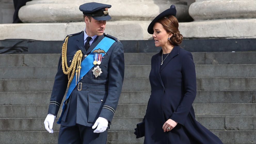 Prince William and Catherine, Duchess of Cambridge leave after attending a Service of Commemoration for troops who were stationed in Afghanistan at St Paul's Cathedral on March 13, 2015 in London, England.