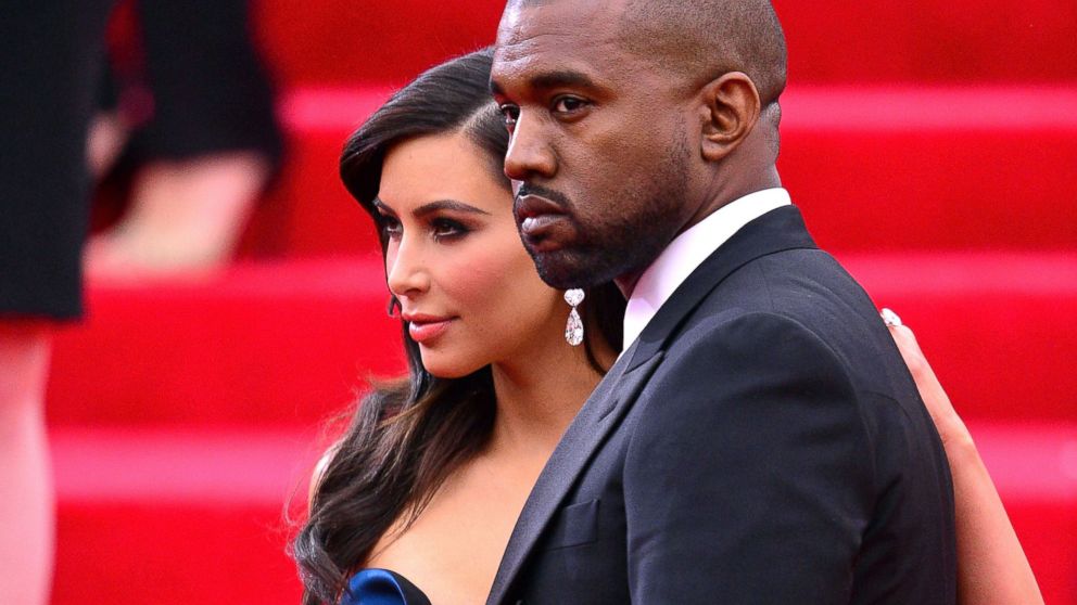 Kim Kardashian and Kanye West attend the "Charles James: Beyond Fashion" Costume Institute Gala, May 5, 2014, in New York City.
