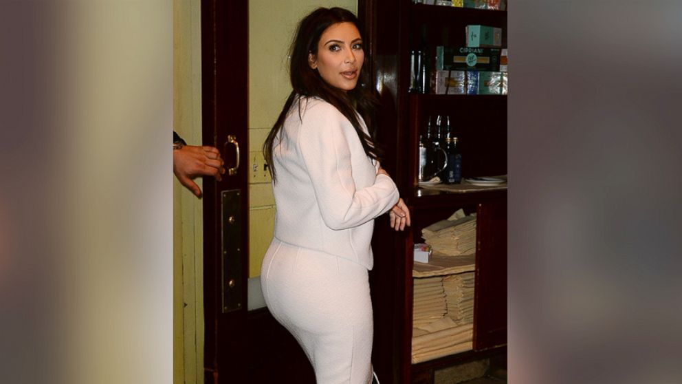 Kim Kardashian is seen outside Cipriani restaurant in SoHo on Feb. 18, 2014 in New York City.