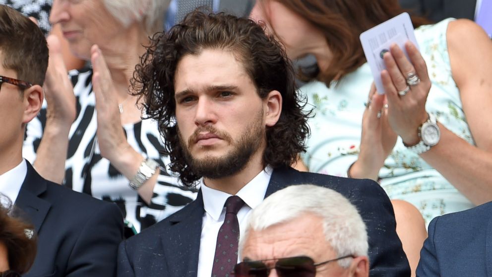 Kit Harington attends day four of the Wimbledon Tennis Championships, July 2, 2015 in London.