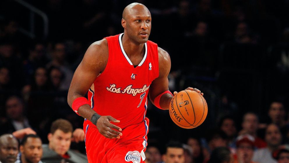 Lamar Odom is seen in this Feb. 10, 2013 file photo playing for the Los Angeles Clippers against the New York Knicks at Madison Square Garden  in New York City. 