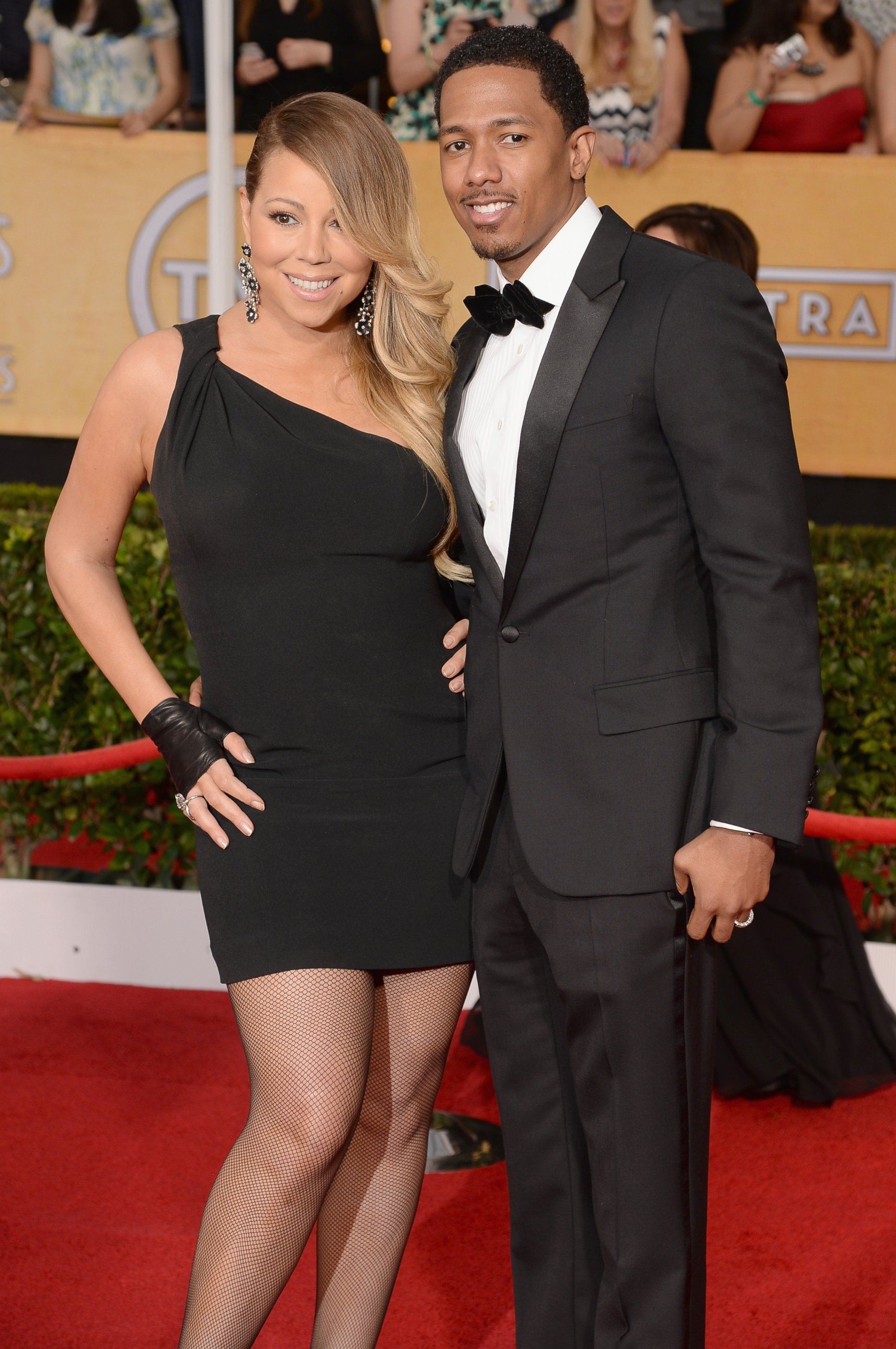 PHOTO: Mariah Carey and Nick Cannon attend the 20th Annual Screen Actors Guild Awards at The Shrine Auditorium on Jan. 18, 2014 in Los Angeles, Calif.