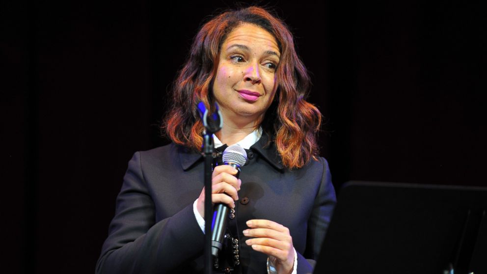 Actress Maya Rudolph performs onstage during the Poetic Justice 2015 Fundraiser for Coalition for Engaged Education on May 7, 2015 in Santa Monica, California. 