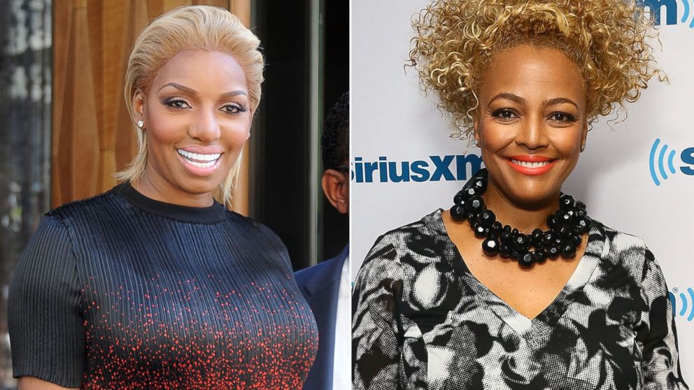 Nene Leakes, seen left in this May 2015 file photo, and Kim Fields, seen right in this July 2014 file photo. 
