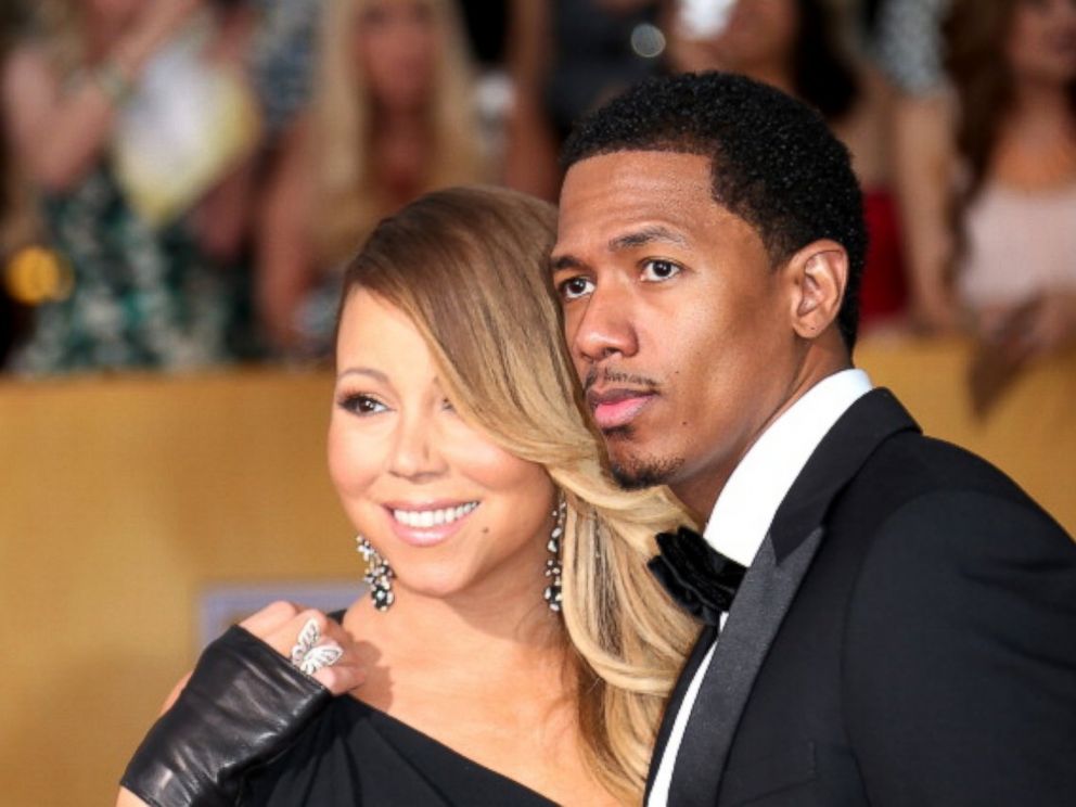 PHOTO: Mariah Carey and Nick Cannon arrive at the 20th Annual Screen Actors Guild Awards at the Shrine Auditorium on Jan. 18, 2014, in Los Angeles, Calif. 