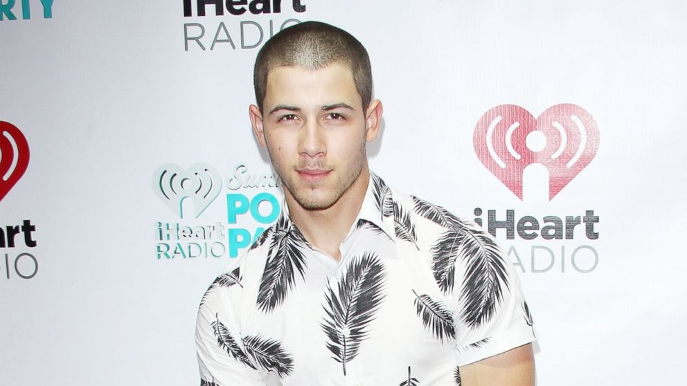 Nick Jonas arrives at the iHeartRadio Summer Pool Party at Caesars Palace, May 30, 2015 in Las Vegas.