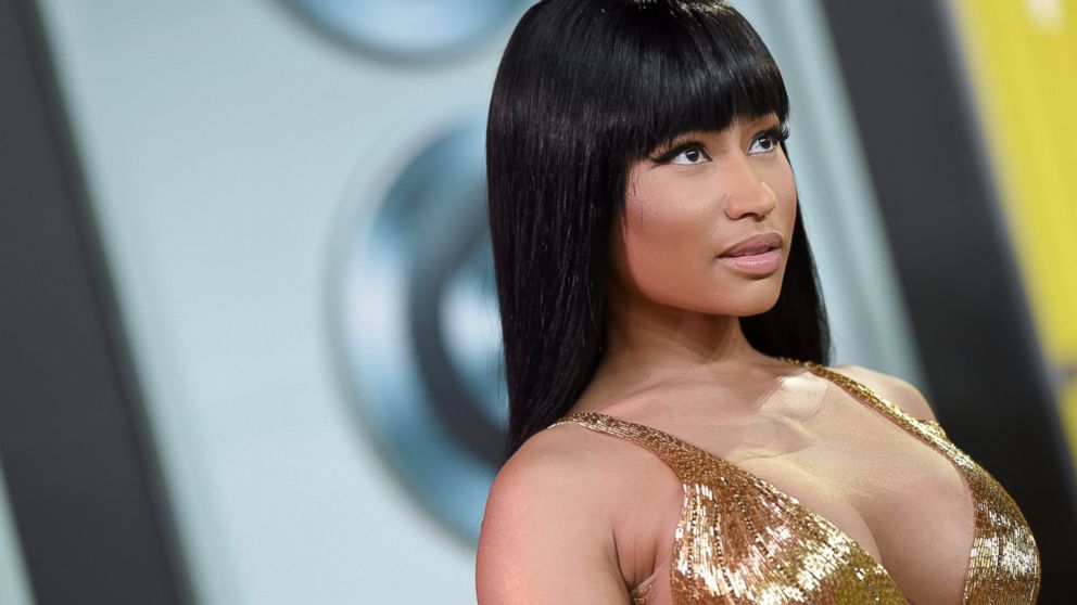 Nicki Minaj arrives at the 2015 MTV Video Music Awards on Aug. 30, 2015 in Los Angeles.