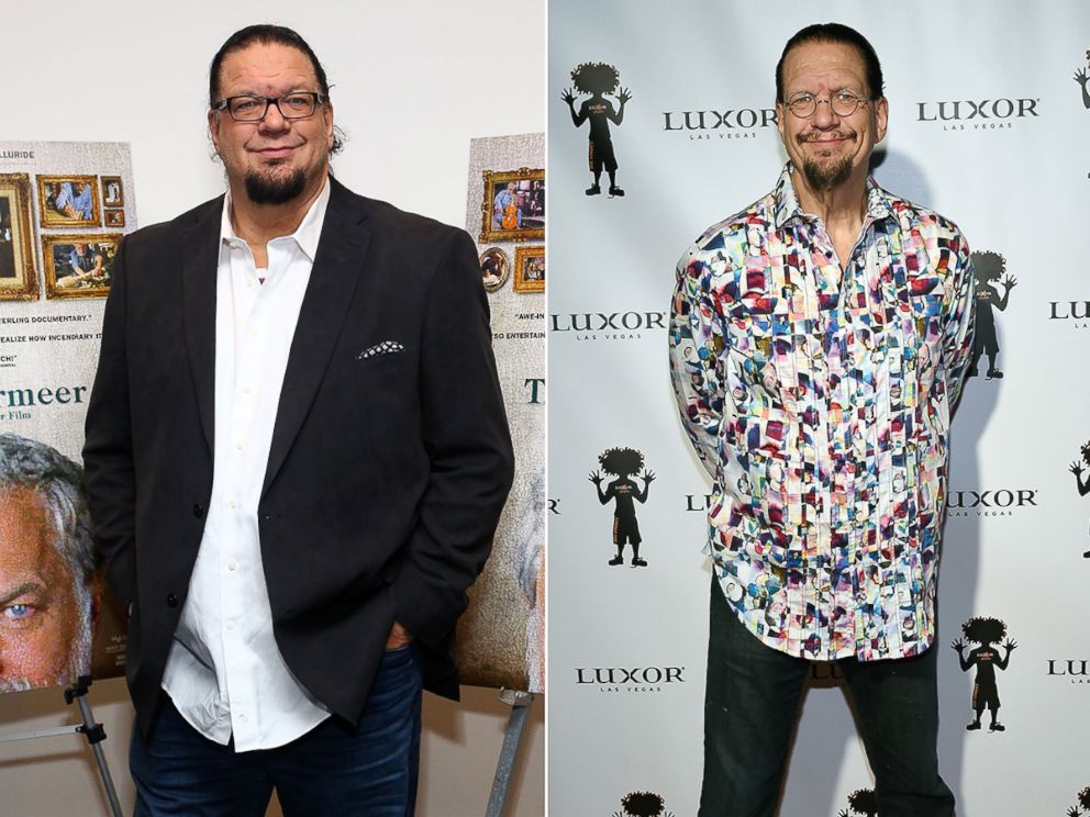 PHOTO: Penn Jillette attends the Tims Vermeer special screening at Museum of Modern Art on Jan. 28, 2014 in New York. Penn Jillette attends the 10th anniversary of Carrot Tops residency at the Luxor Hotel and Casino on Dec. 6, 2015 in Las Vegas.