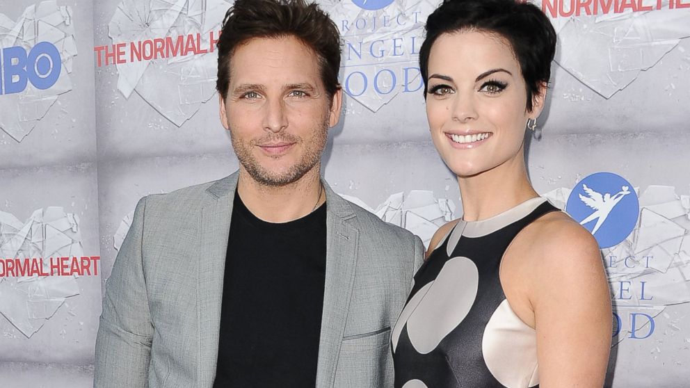 Actor Peter Facinelli and actress Jaimie Alexander attend the premiere of "The Normal Heart" on May 19, 2014 in Beverly Hills, Calif. 