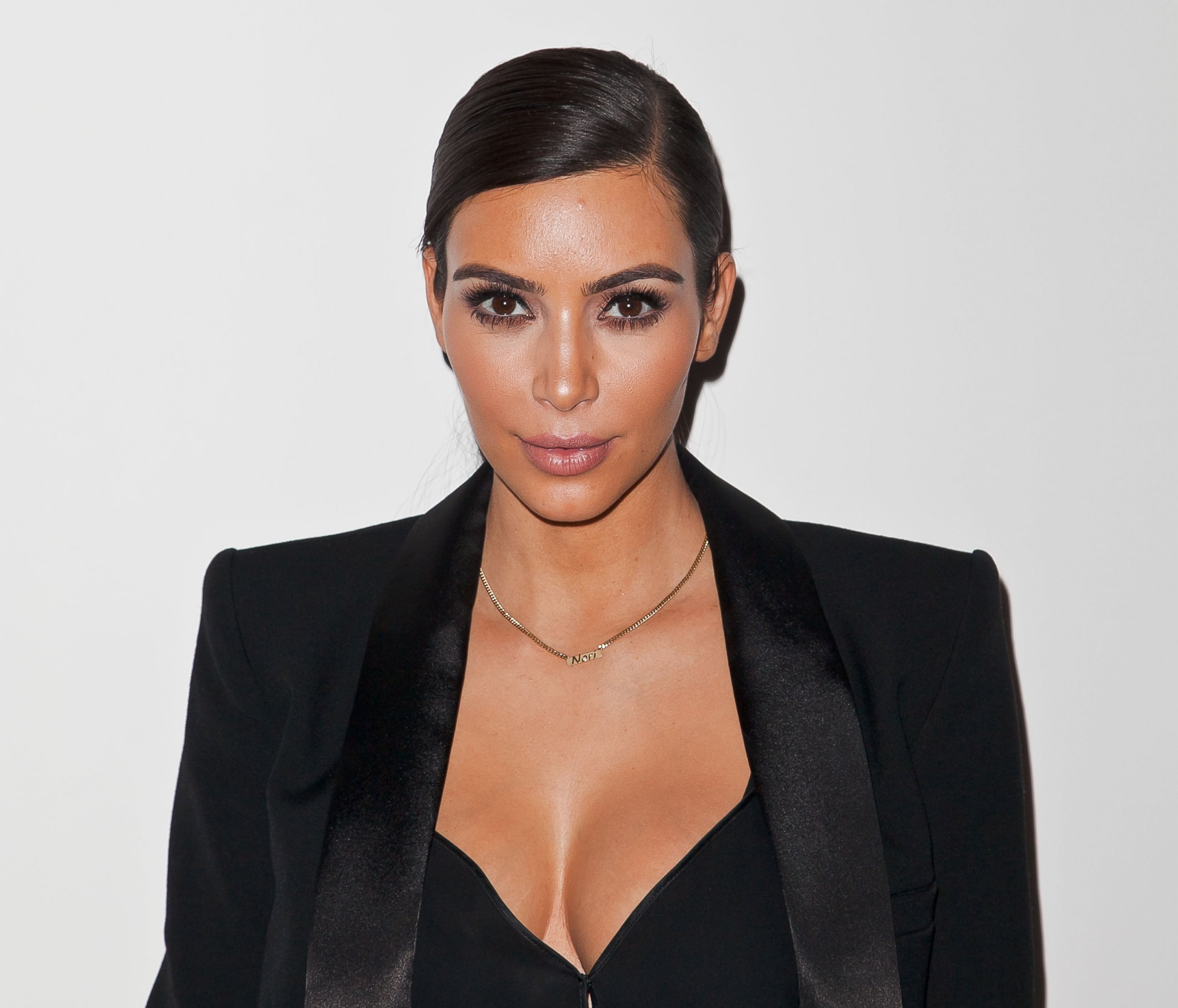 PHOTO: Kim Kardashian attends an event at Kayne Griffin Corcoran Gallery on April 8, 2014 in Los Angeles.