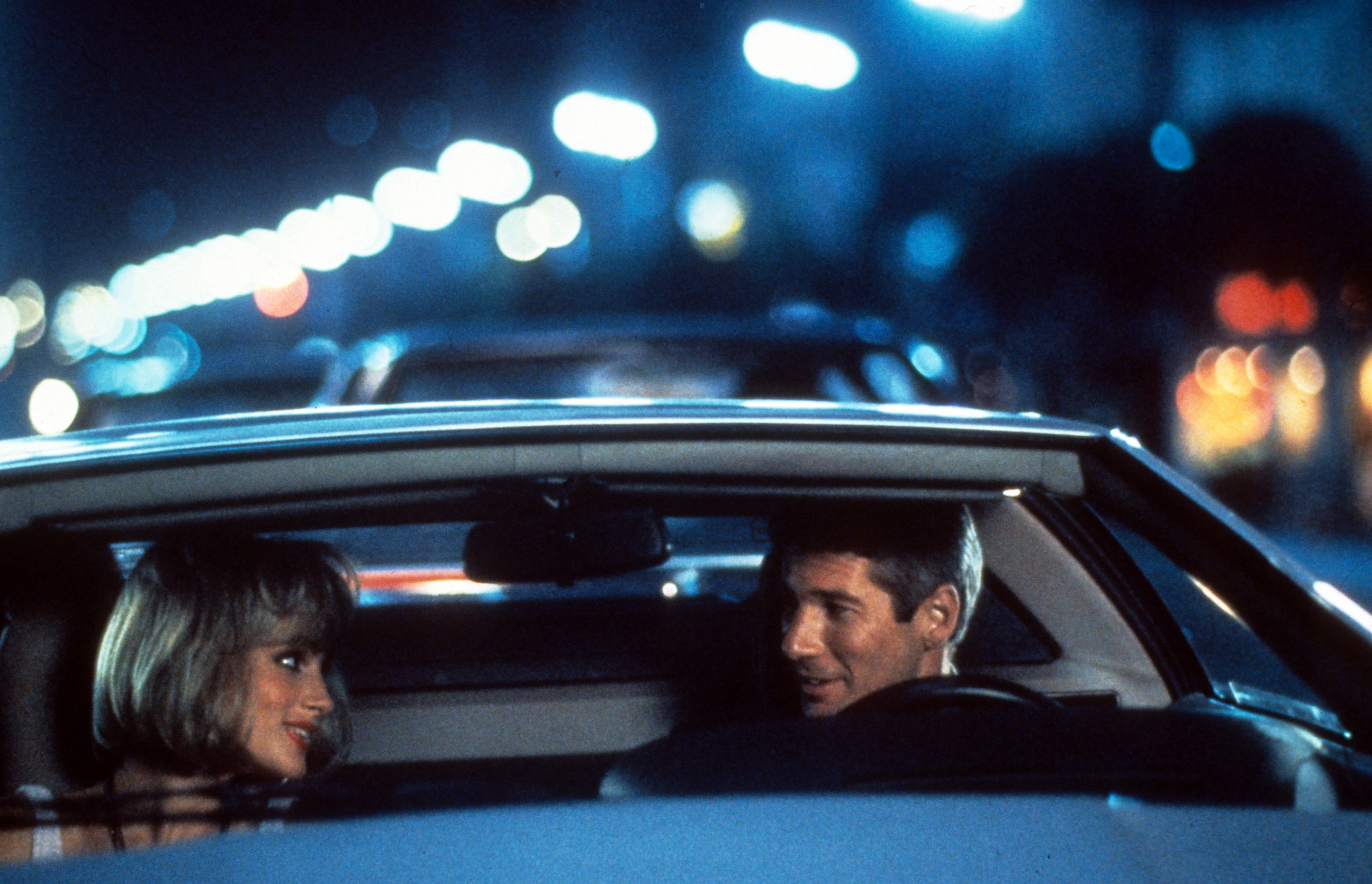 PHOTO: Julia Roberts rides with Richard Gere in a scene from the film 'Pretty Woman', 1990.
