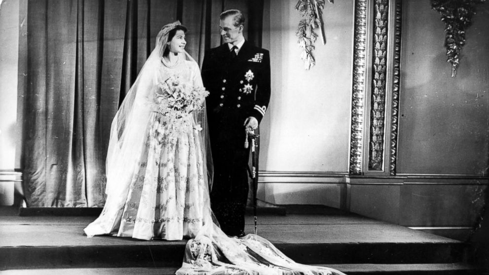 PHOTO: Princess Elizabeth Prince Philip, Duke of Edinburgh at Buckingham Palace after their wedding on Nov. 20, 1947.