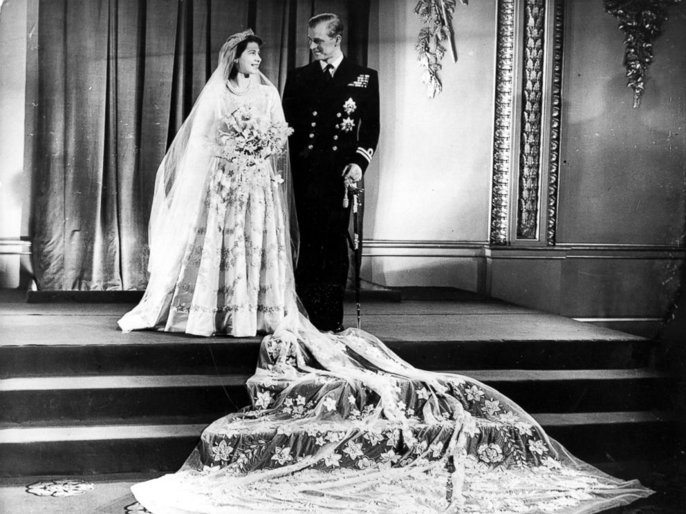 PHOTO: Princess Elizabeth Prince Philip, Duke of Edinburgh at Buckingham Palace after their wedding on Nov. 20, 1947.