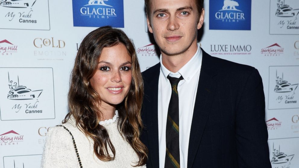 Rachel Bilson and Hayden Christensen at the Glacier Films launch party aboard the Yacht Harle on May 19, 2013 in Cannes, France.