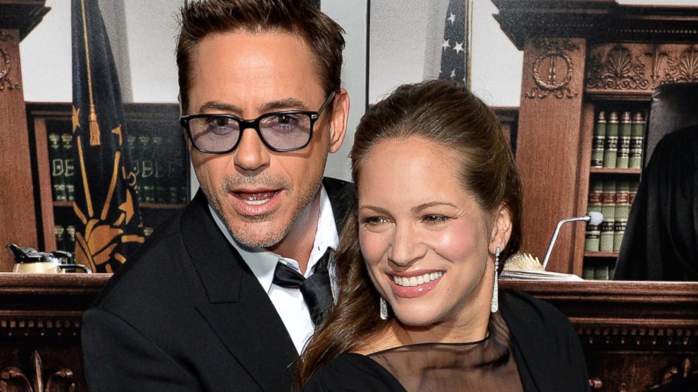 Robert Downey Jr. and his wife Susan Downey arrive for a movie premiere in Beverly Hills, Calif. on Oct. 1, 2014.
