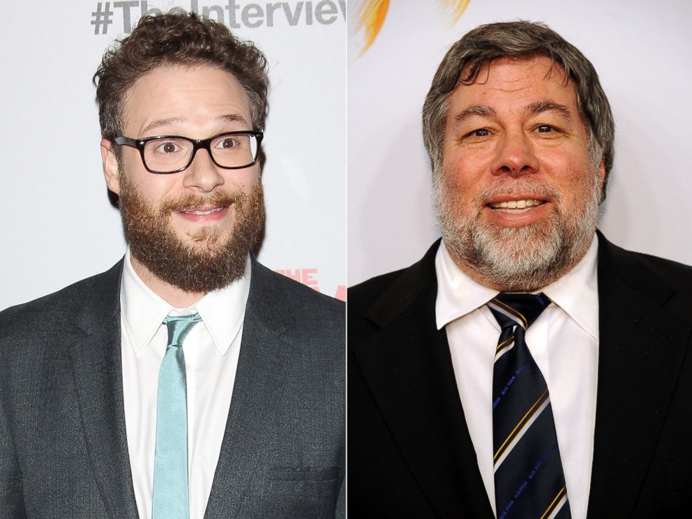 PHOTO: Actor Seth Rogan, seen left in this Dec. 11, 2014 file photo,will play Apple fo-founder Steve Wozniak, seen right in this Dec. 2009 file photo. 