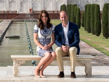 Prince William and Duchess Kate Visit Taj Mahal Before Heading Home