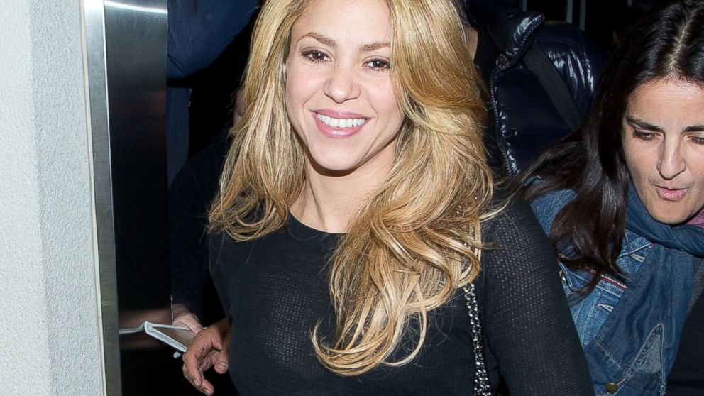 Shakira is seen arriving at LAX airport on Dec. 8, 2013 in Los Angeles, Calif.  