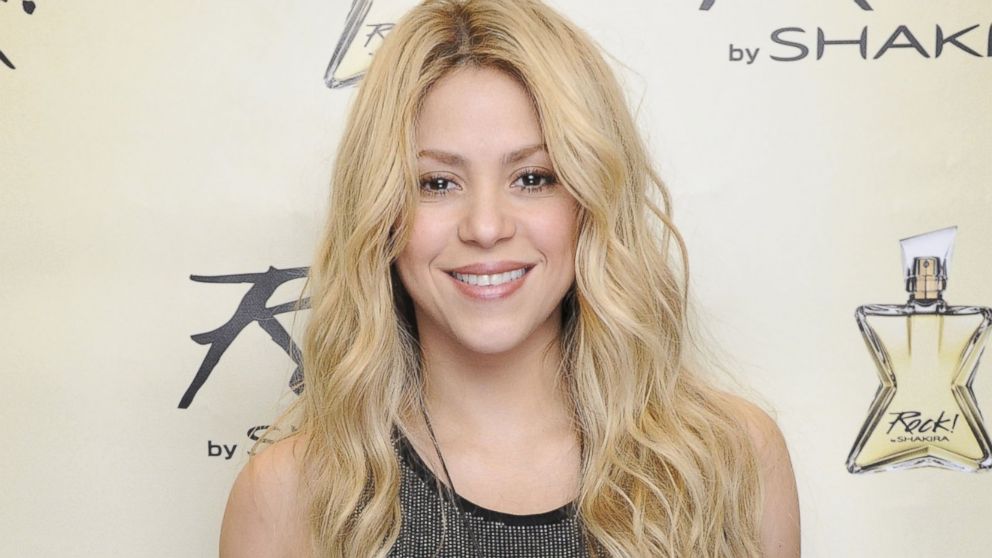 Shakira presents her new fragrance 'Rock By Shakira' on Oct. 9, 2014 in Barcelona, Spain. 