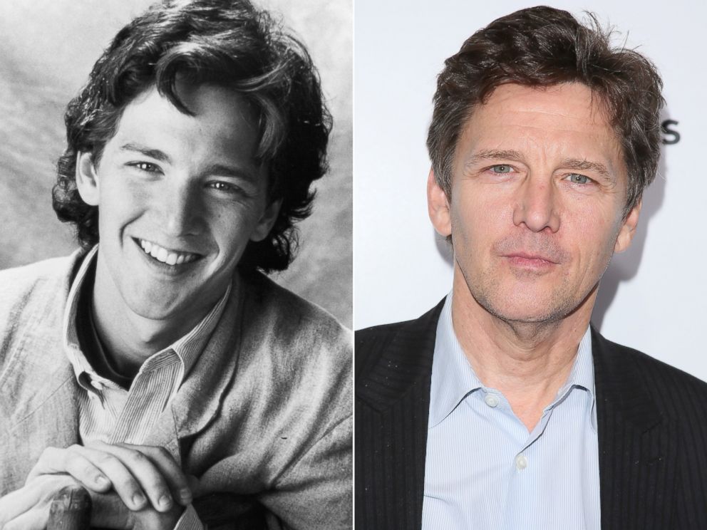 PHOTO: Andrew McCarthy is pictured circa 1985 and at an event in Burbank, Calif. on May 17, 2015.