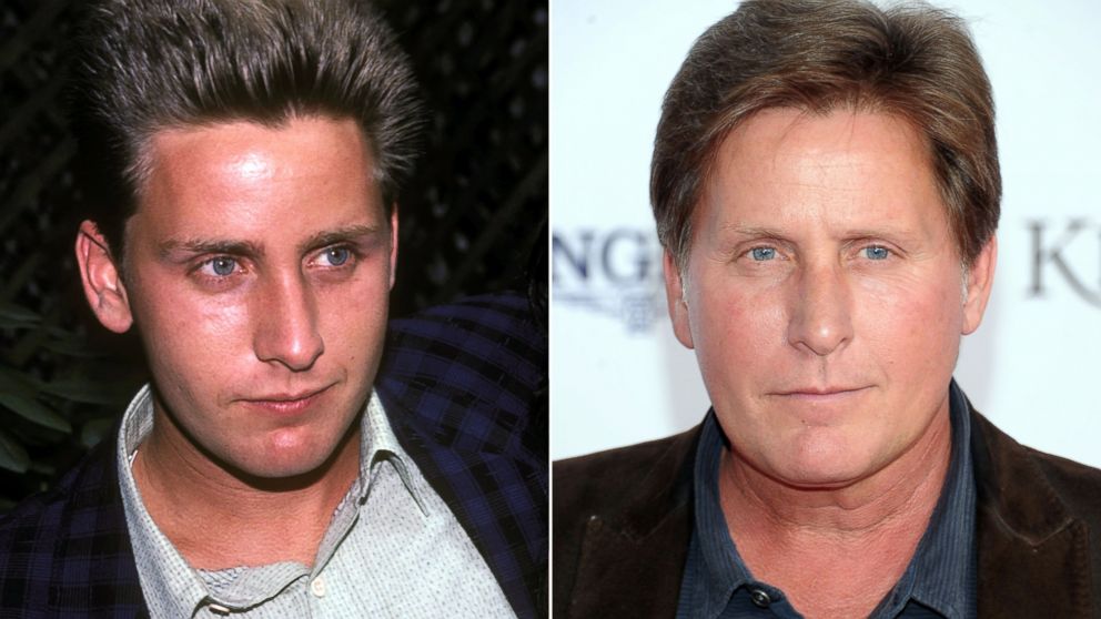 PHOTO: Emilio Estevez is seen in New York while promoting “St. Elmo’s Fire” in 1985 and at the 139th Kentucky Derby in Louisville in 2013.